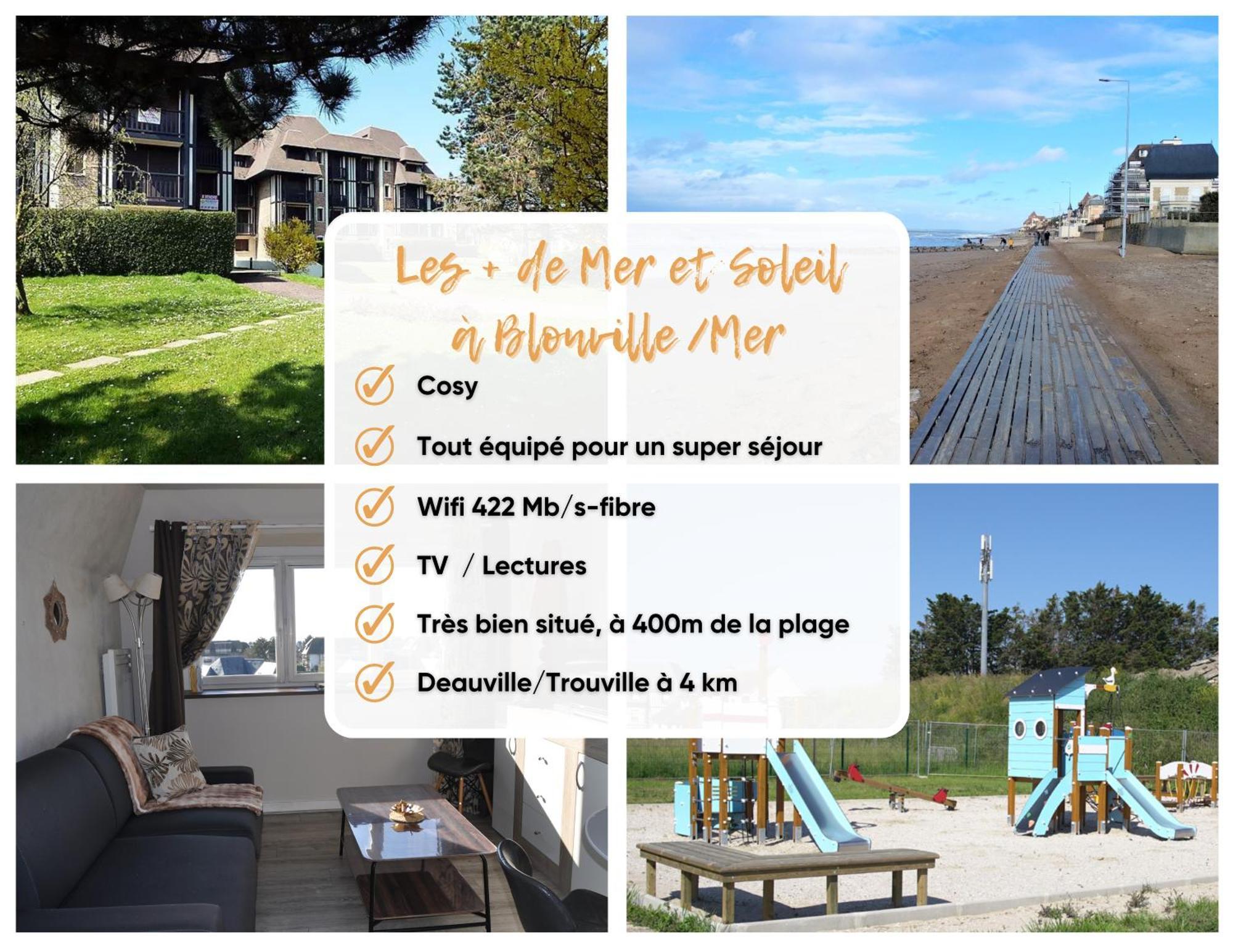Mer Et Soleil A Blonville Sur Mer/ Deauville Esterno foto