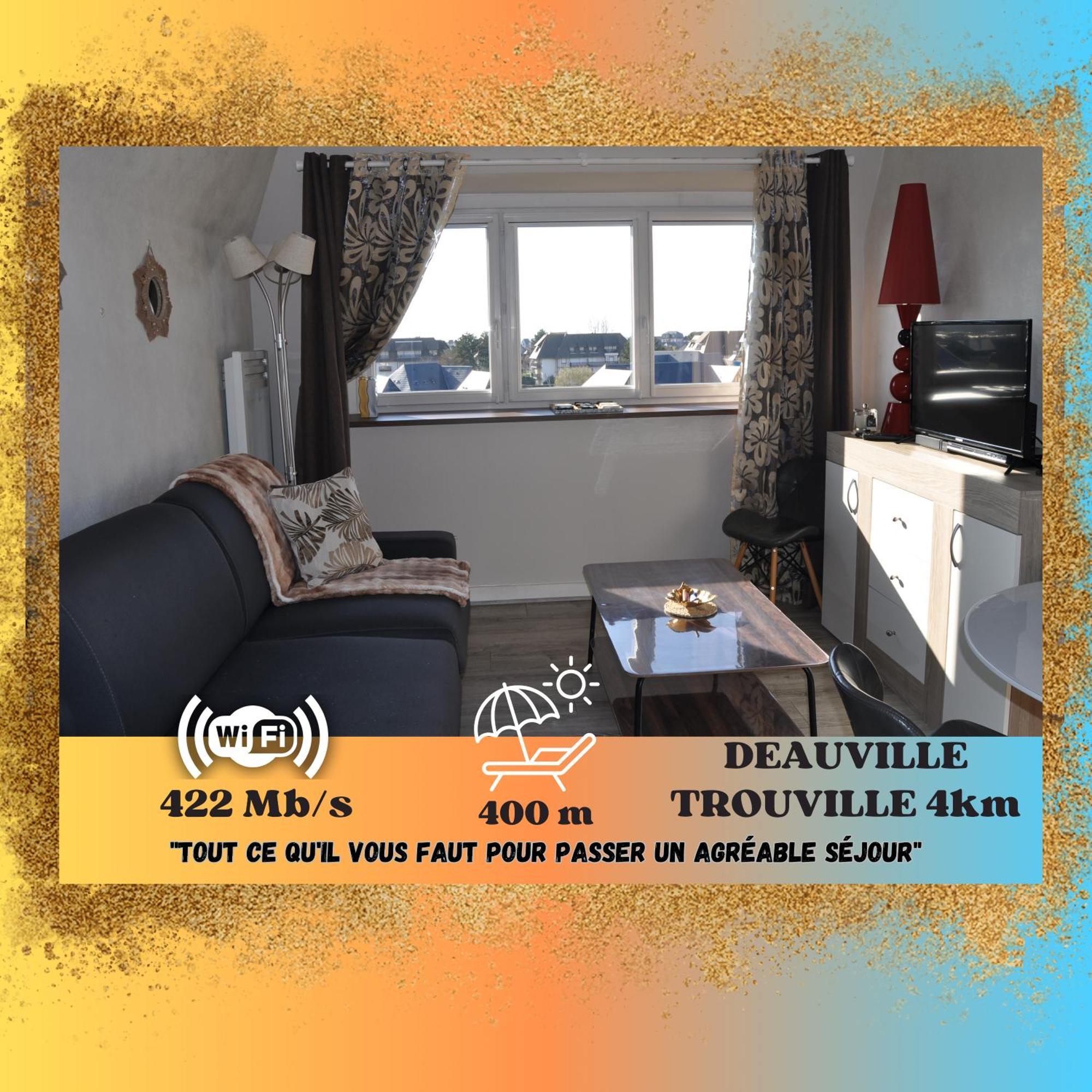 Mer Et Soleil A Blonville Sur Mer/ Deauville Esterno foto